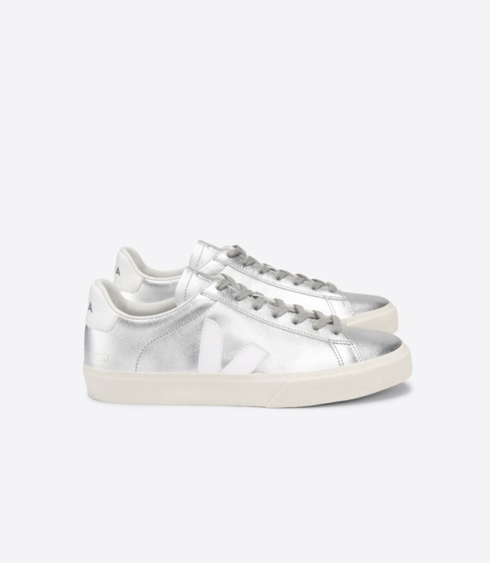 Veja Campo Chromefree Silver White