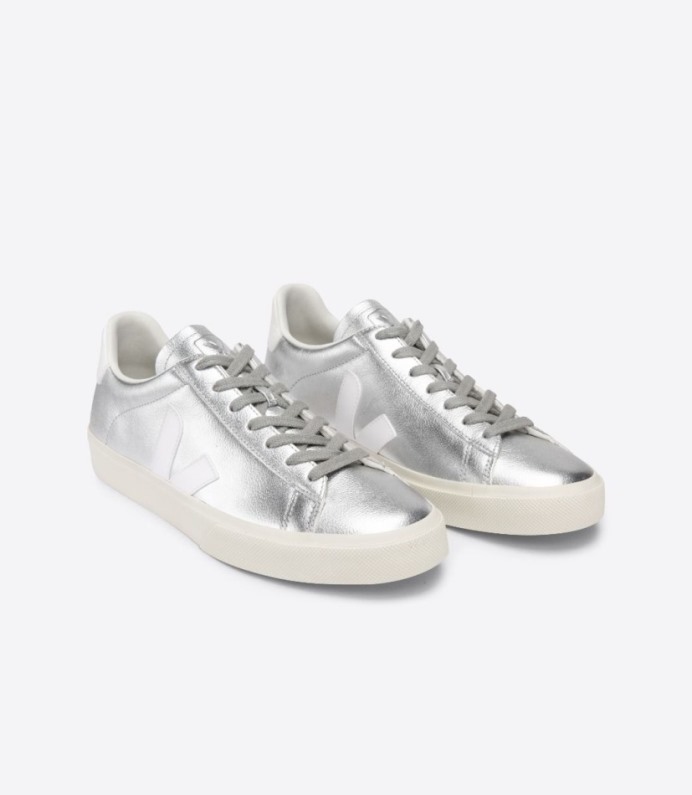 Veja Campo Chromefree Silver White