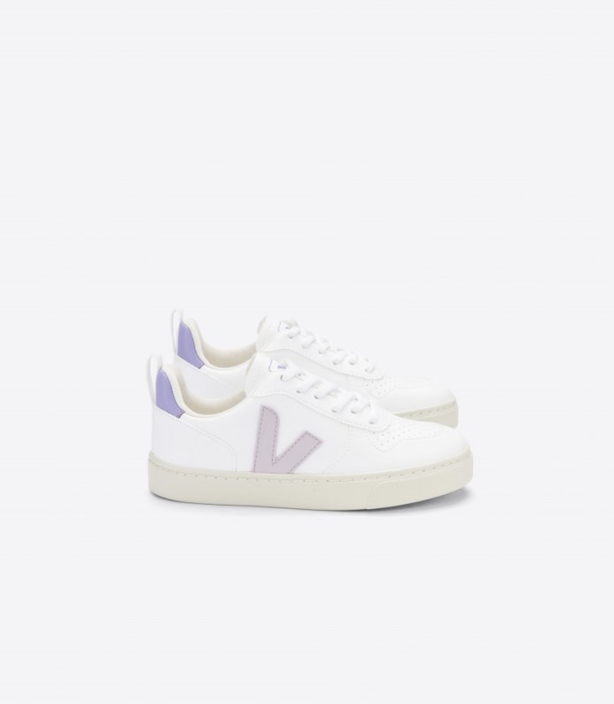 Veja V-10 Cwl White Parme Lavande