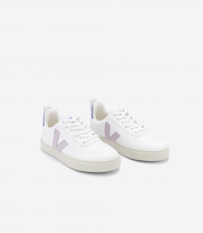 Veja V-10 Cwl White Parme Lavande