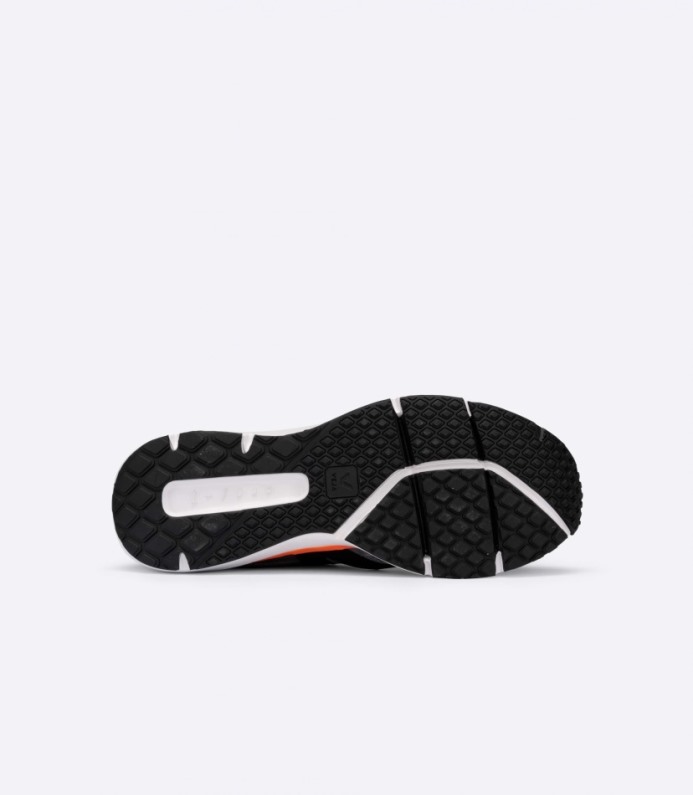 Veja Condor 2 Alveomesh Concreto Preto Neon-laranja