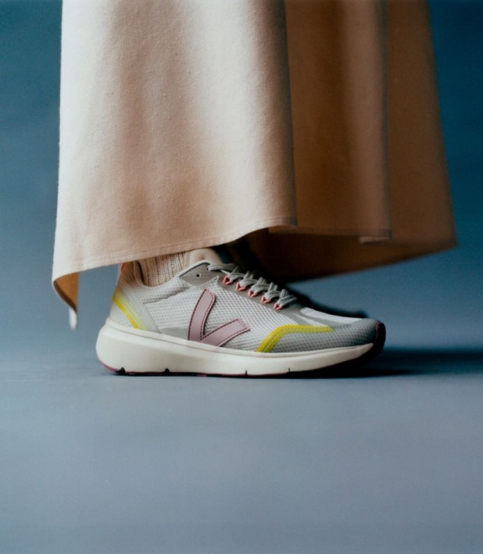 Veja Condor 2 Alveomesh Natural Babe Jaune-fluo