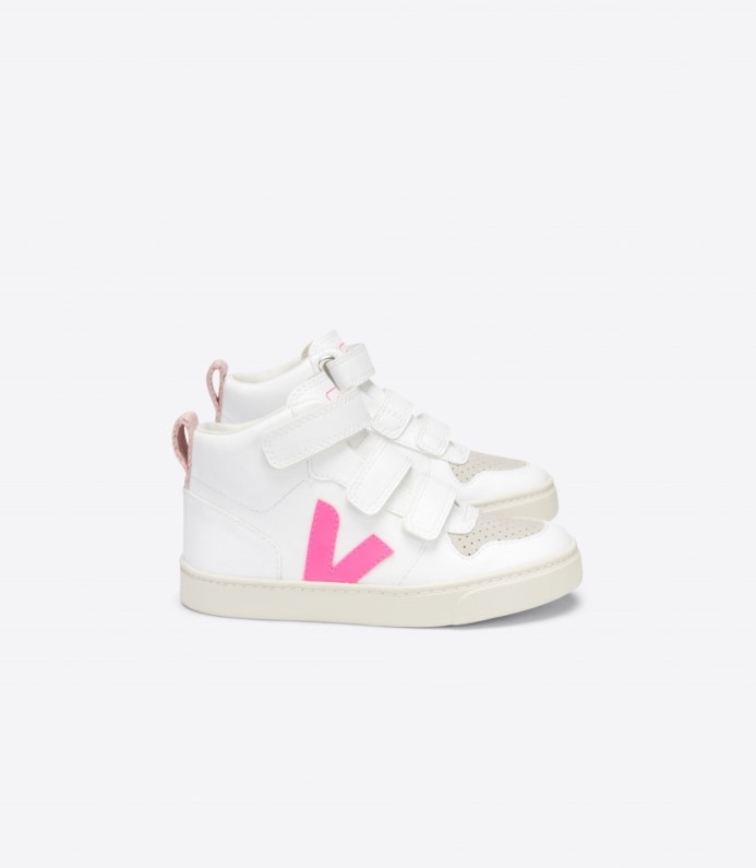Veja V-10 Mid Cwl Sari Branco Petale