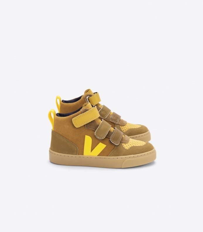 Veja V-10 Mid Suede Multico Camel Tonic