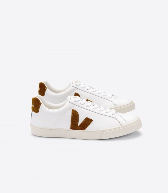Veja Esplar Leather White Camel