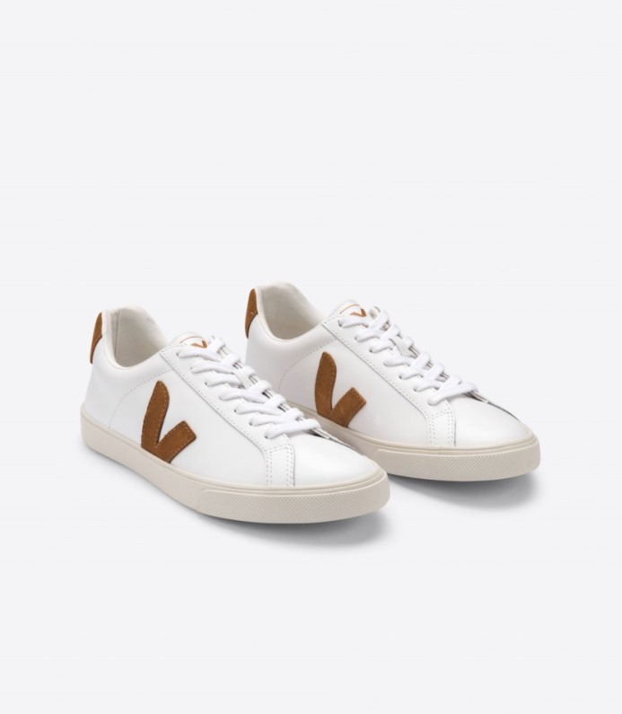 Veja Esplar Leather White Camel