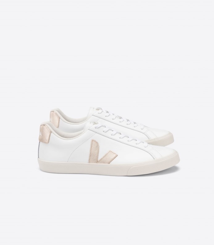Veja Esplar Leather White Platine