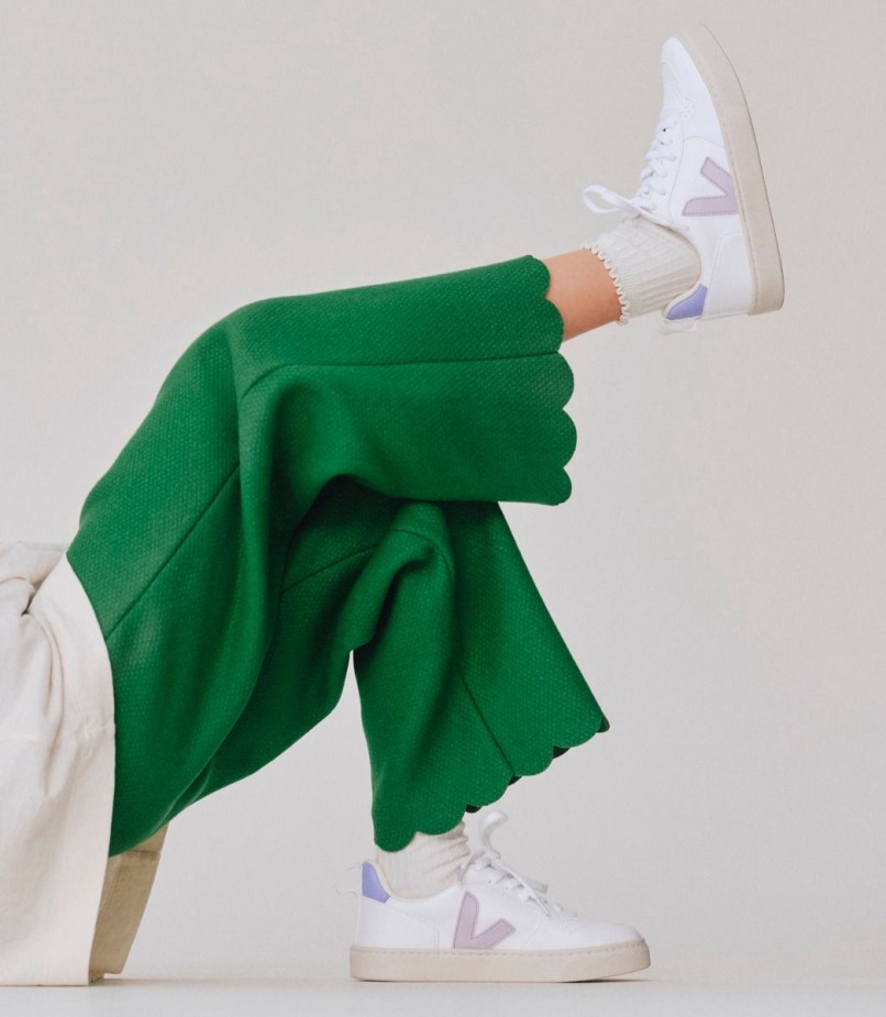 Laces Cwl White Parme Lavande Veja