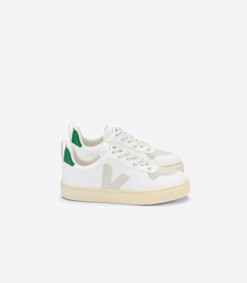 Perfect Veja Laces Cwl White Pierre Emeraude