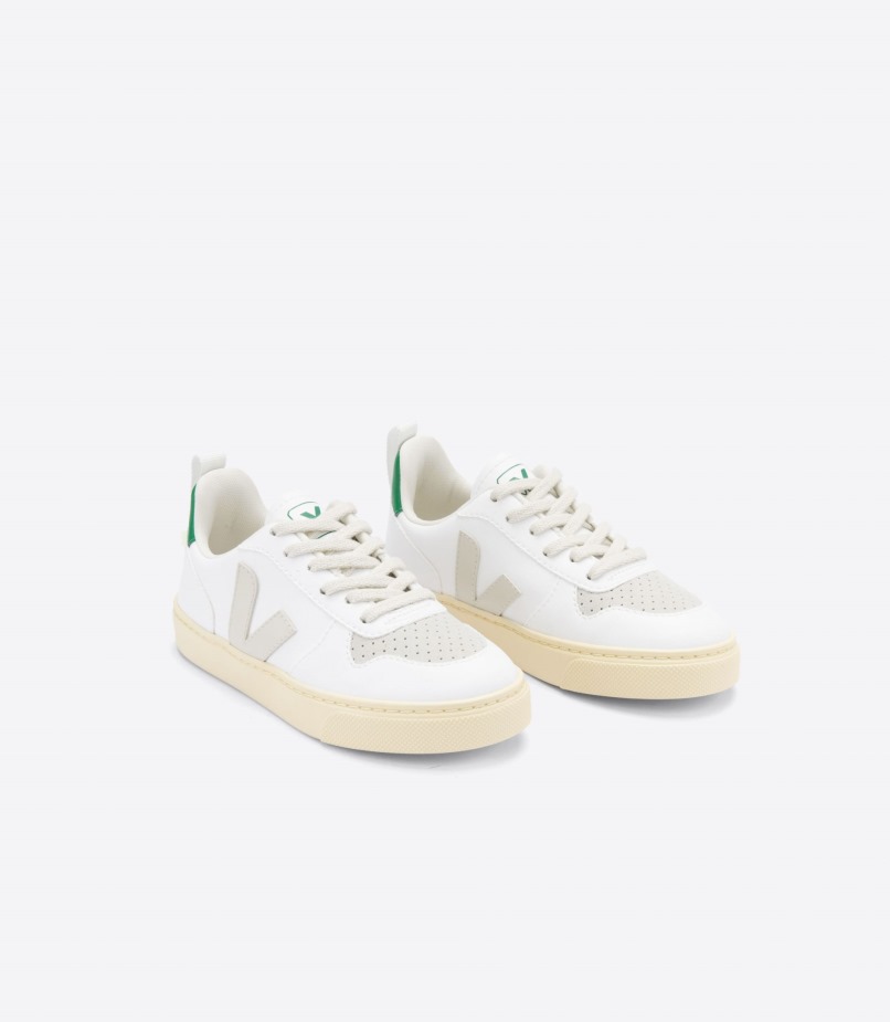 Perfect Veja Laces Cwl White Pierre Emeraude