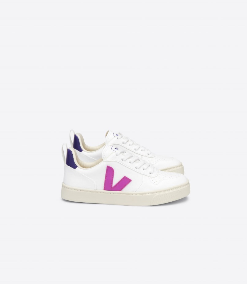 Premium Veja Cadarços Cwl Branco Ultravioleta Roxo