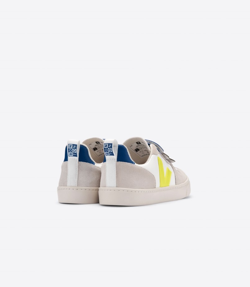 Veja X Bonton White Jaune Fluo Indigo Premium
