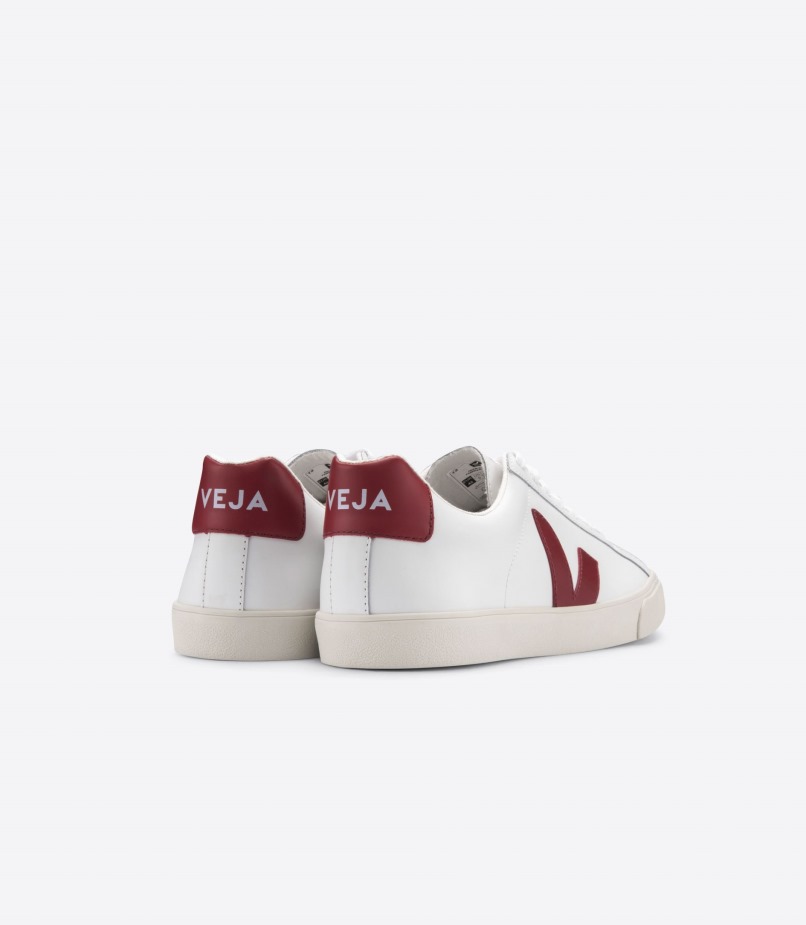 Veja Leather White Marsala Premium