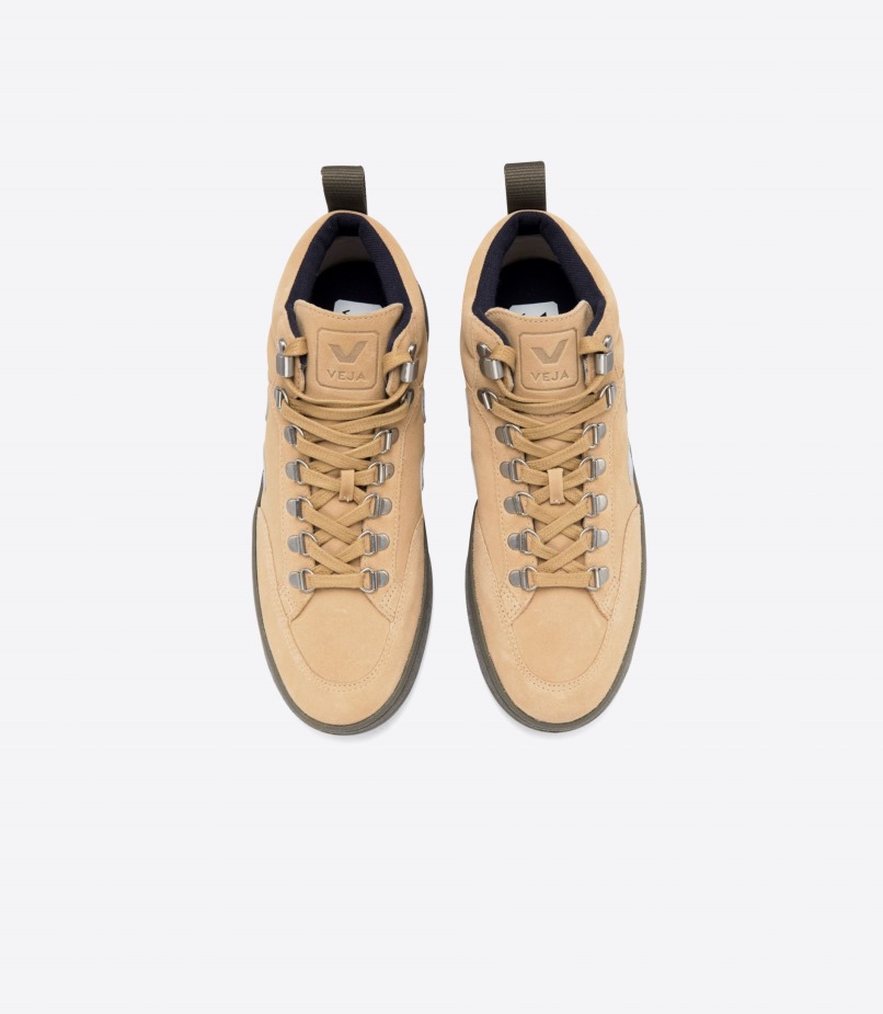 Veja Collection Suede Desert Oxford Grey Kaki