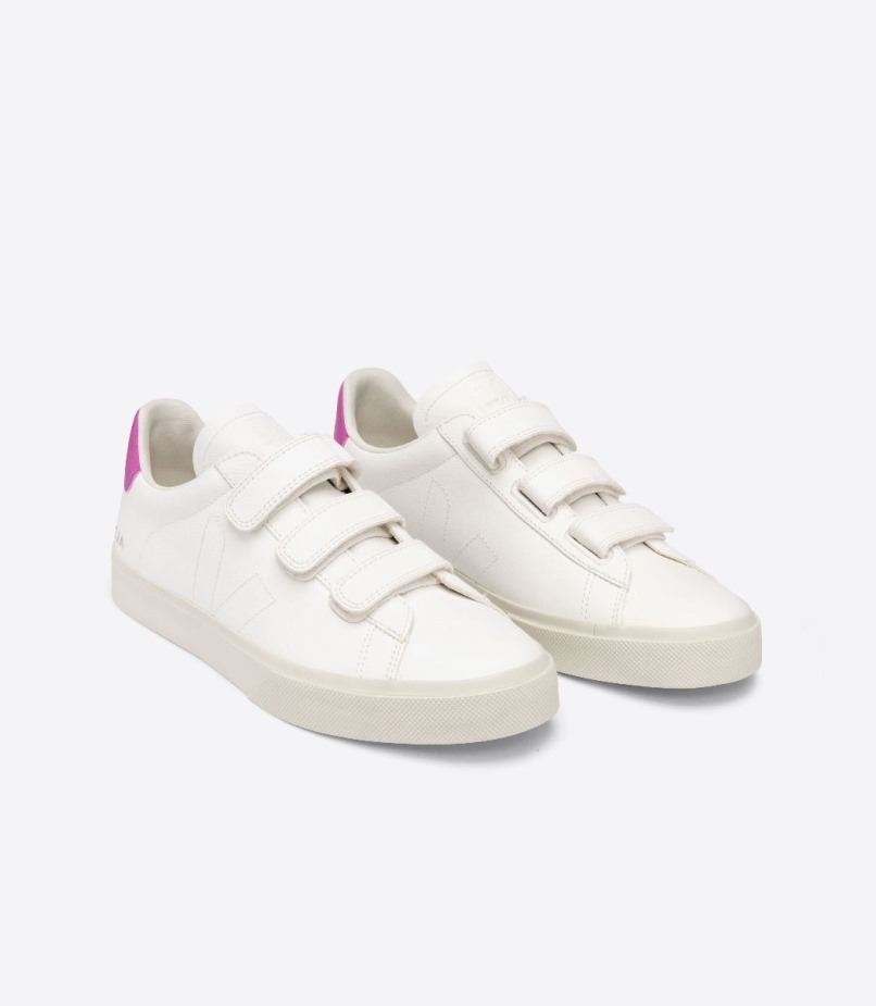 Premium Veja Couro Sem Cromo Branco Ultravioleta