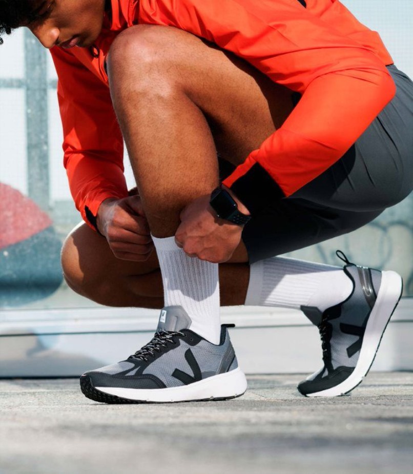 2 Alveomesh Concrete Black Veja