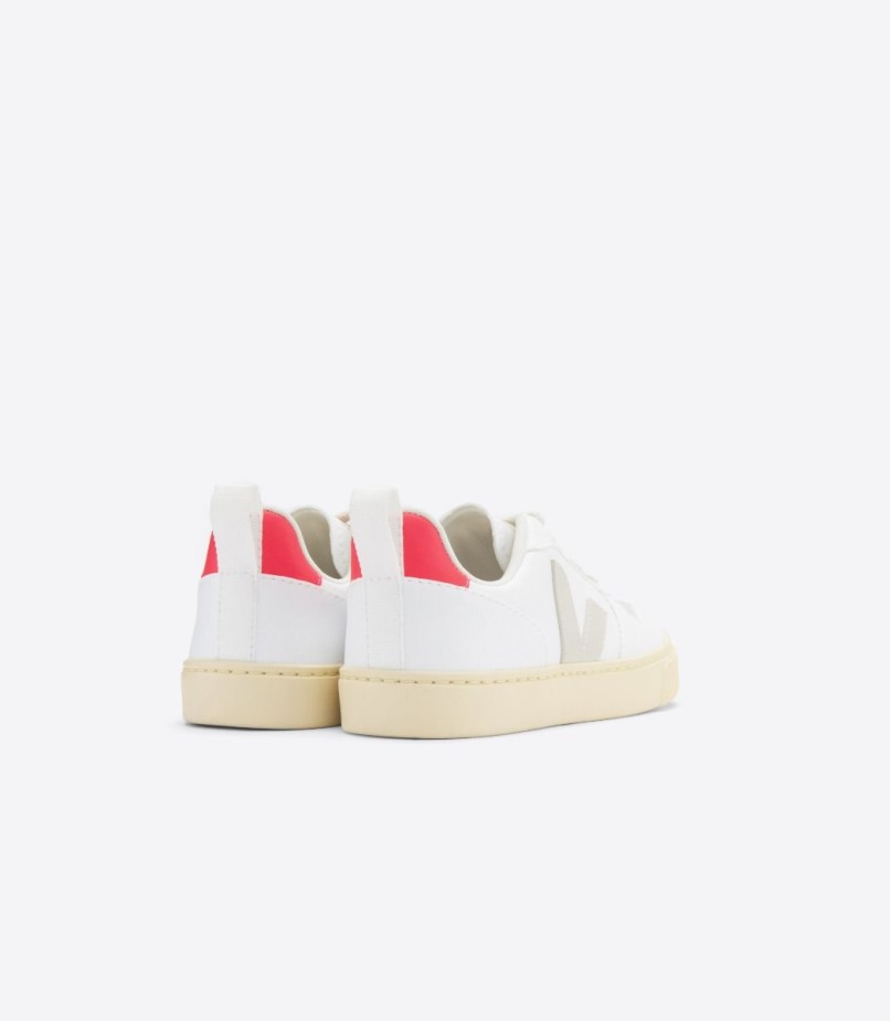 Atacadores Cwl Branco Pierre Rose Fluo Premium Veja