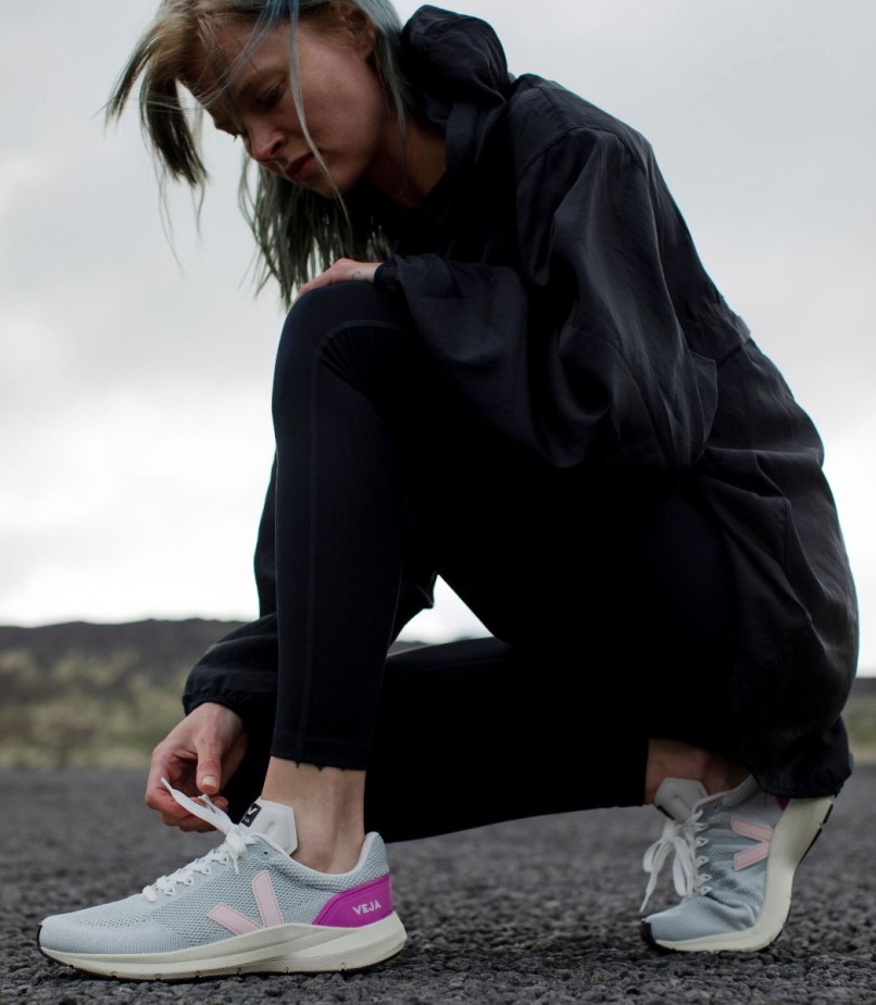 Veja V-knit Giz Preto Ultravioleta Original