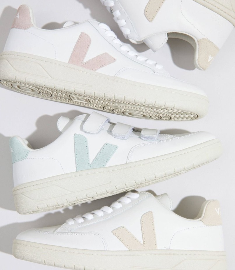 Leather White Babe Veja