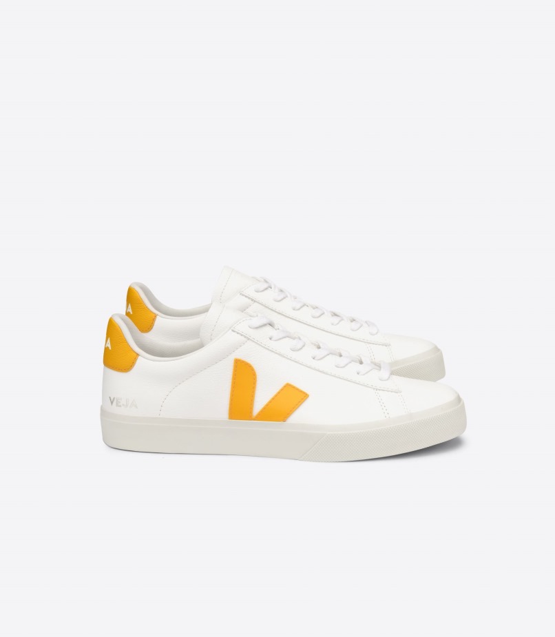 Chromefree Leather White Ouro Veja