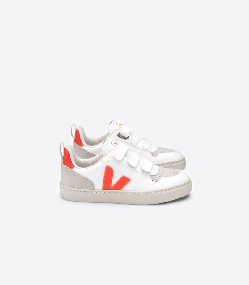 Cwl White Orange Fluo Veja Premium