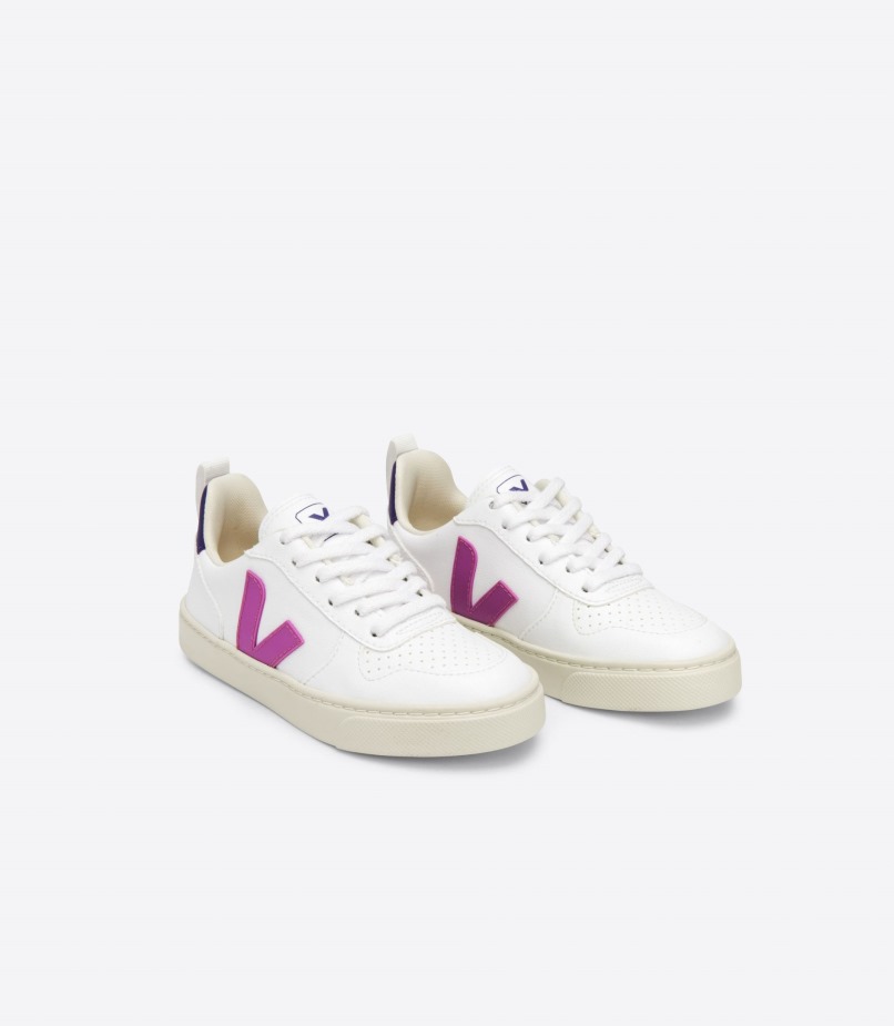 Atacadores Cwl White Ultraviolet Purple Coleção Veja