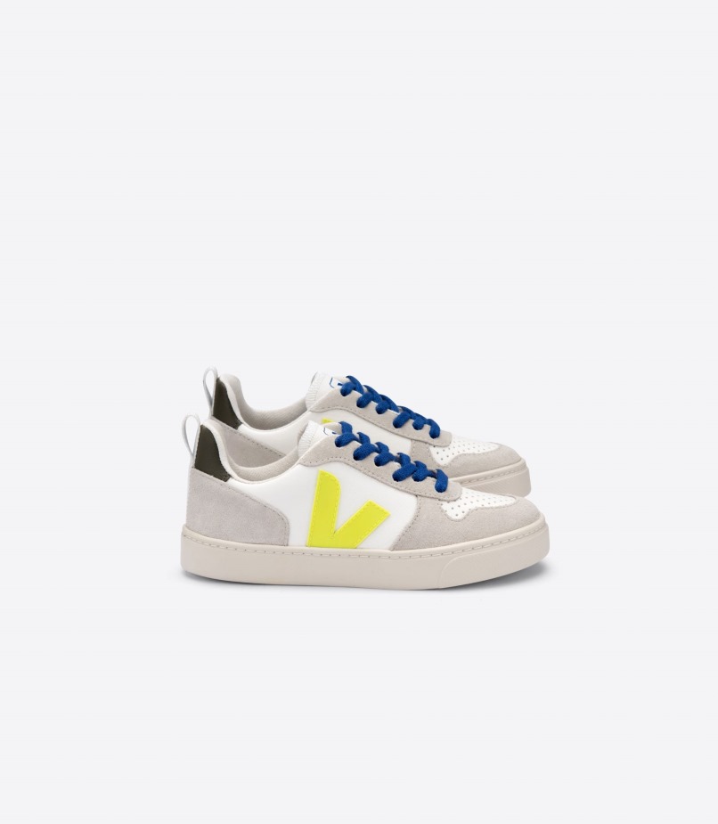 Veja X Bonton White Jaune Fluo Kaki Perfect
