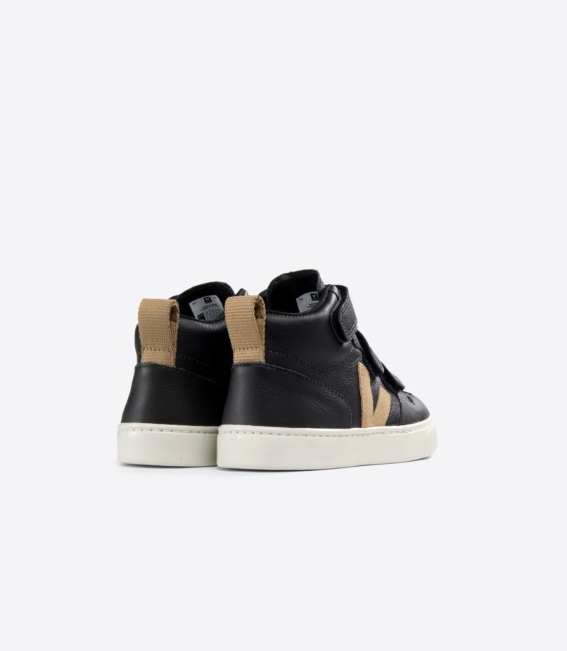 Veja Coleção Mid Chromefree Couro Black Dune