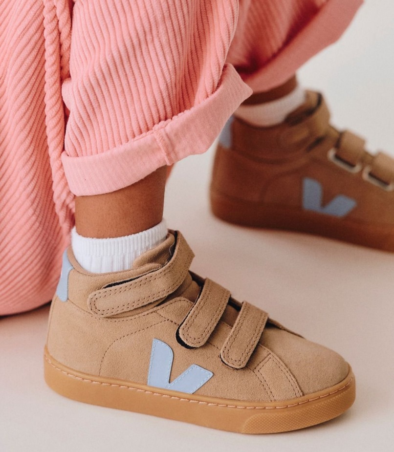Mid Suede Dune Steel Veja Premium