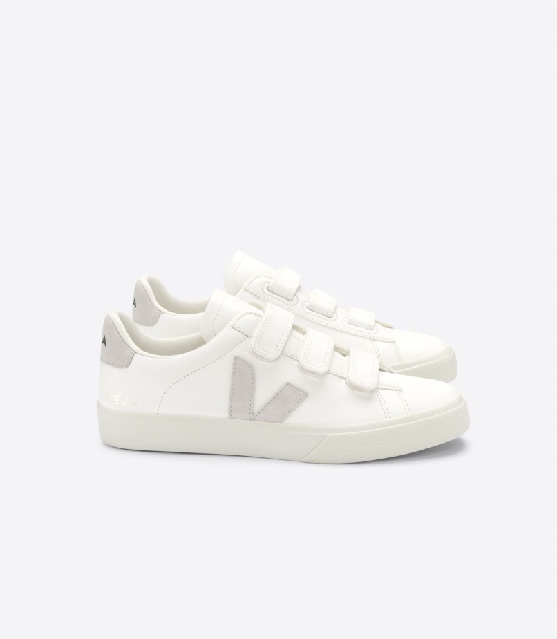 Premium Couro Sem Cromo Branco Natural Veja