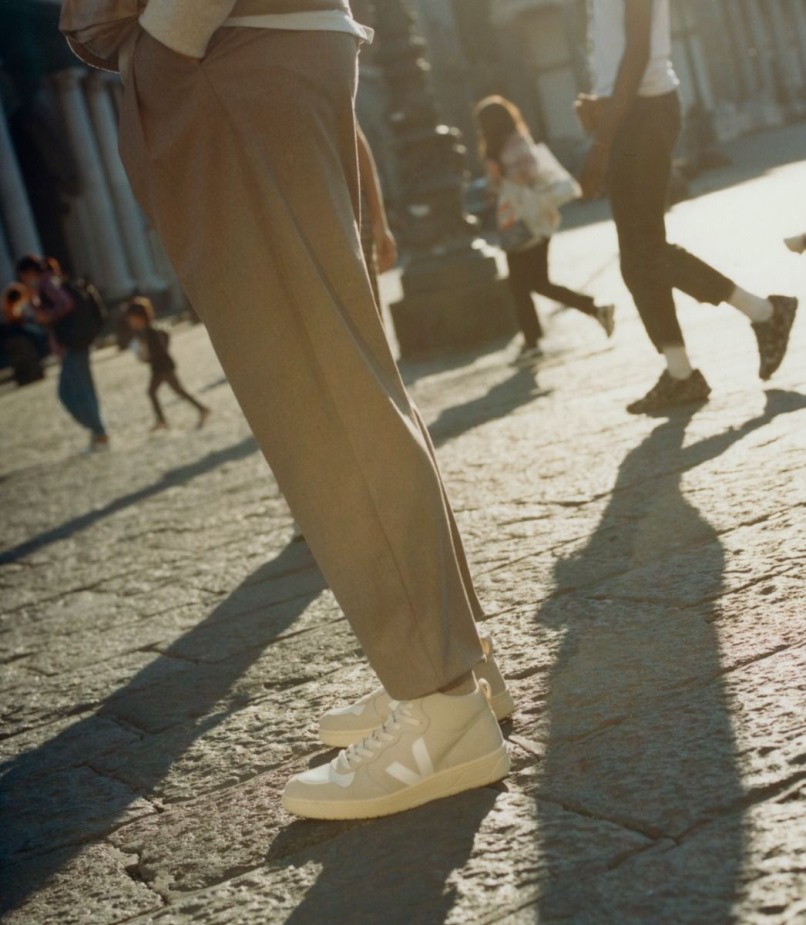 Perfeito Veja Nubuck Natural Branco