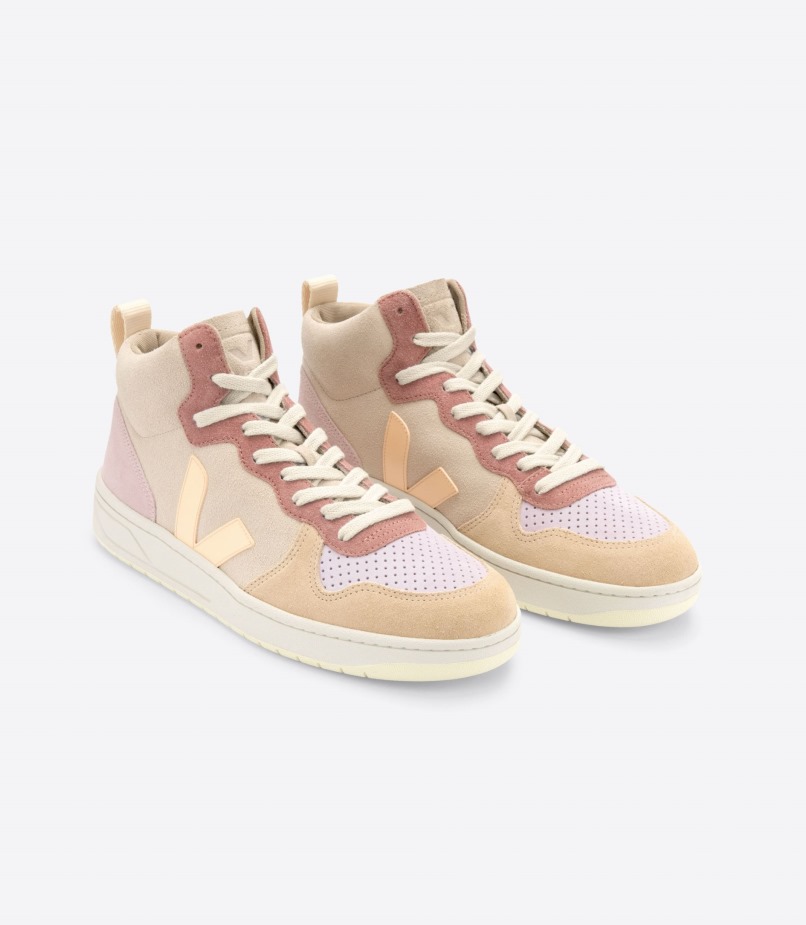 Series Suede Multico Peach Veja