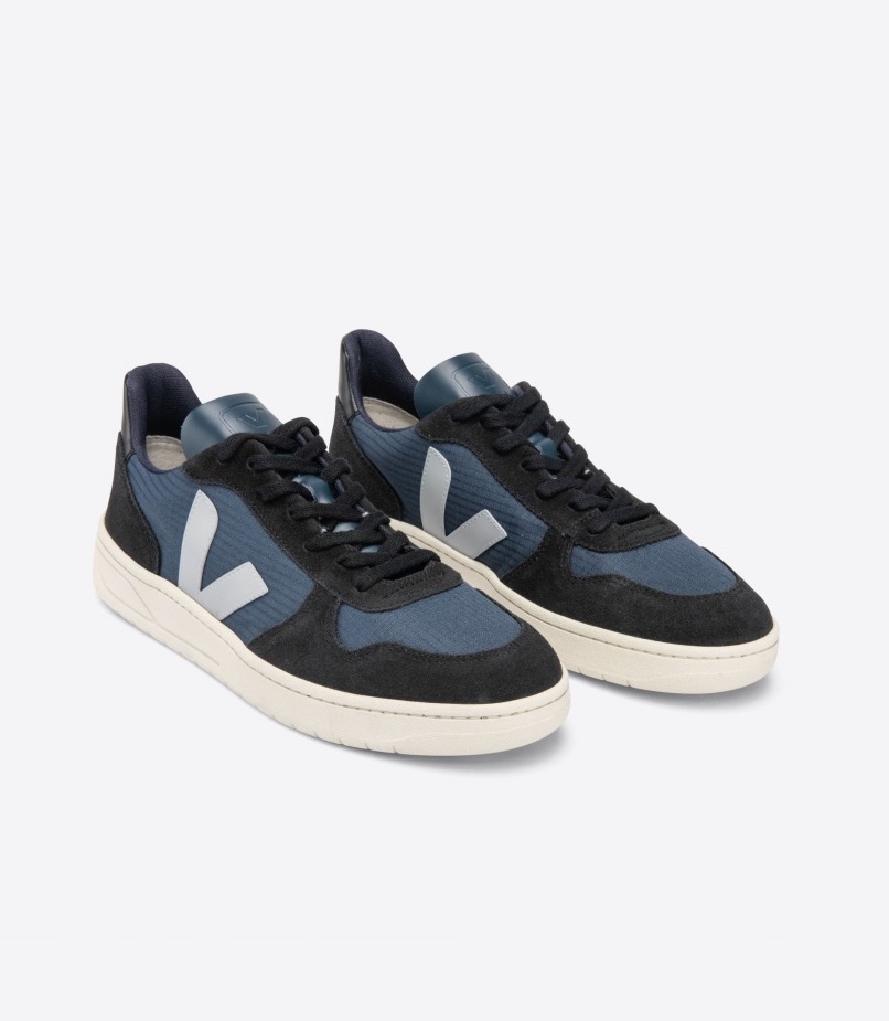 Ripstop Nautico Oxford Grey Black Veja