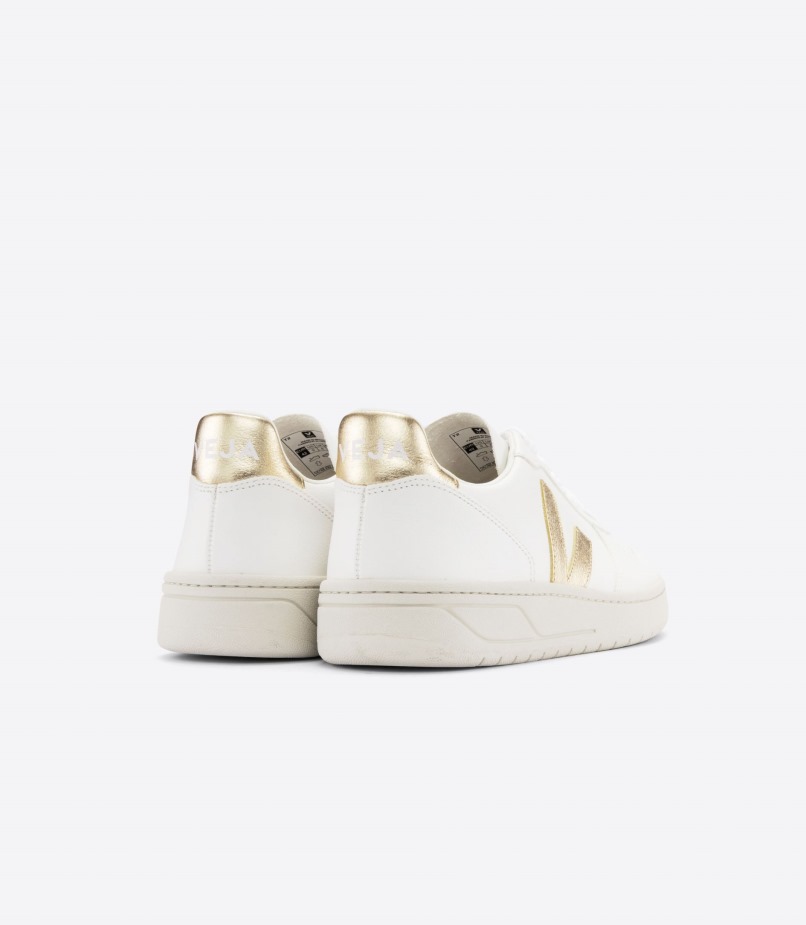 Veja Couro Cromado Branco Platine Perfeito