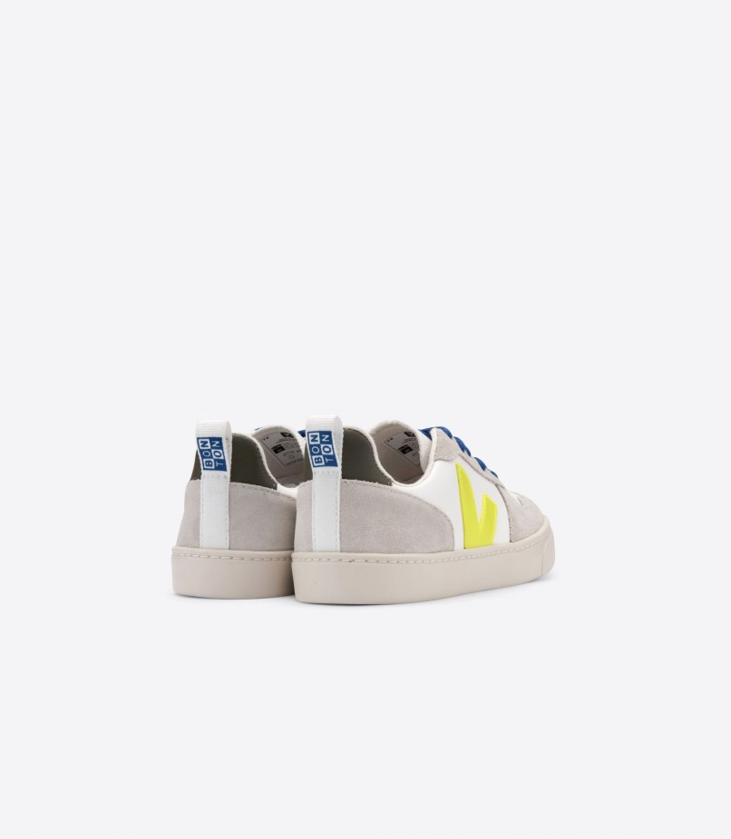 Veja X Bonton White Jaune Fluo Kaki Collection
