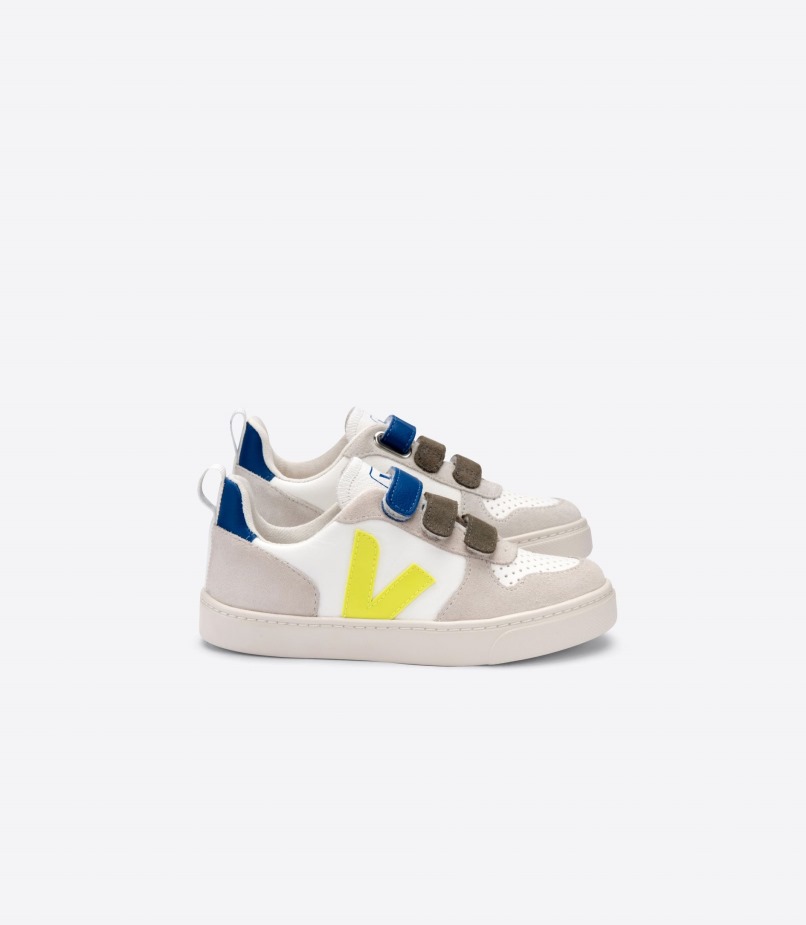 Veja X Bonton White Jaune Fluo Indigo Perfect