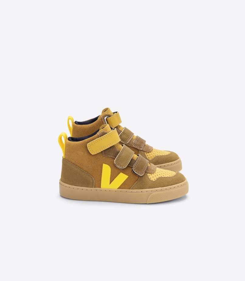 Original Veja Mid Suede Multico Camel Tonic
