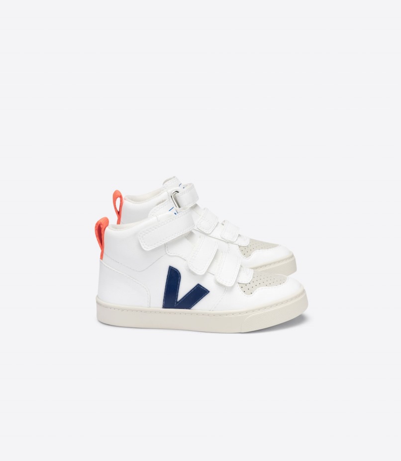 Veja A Série Mid Cwl White Cobalt Orange Fluo