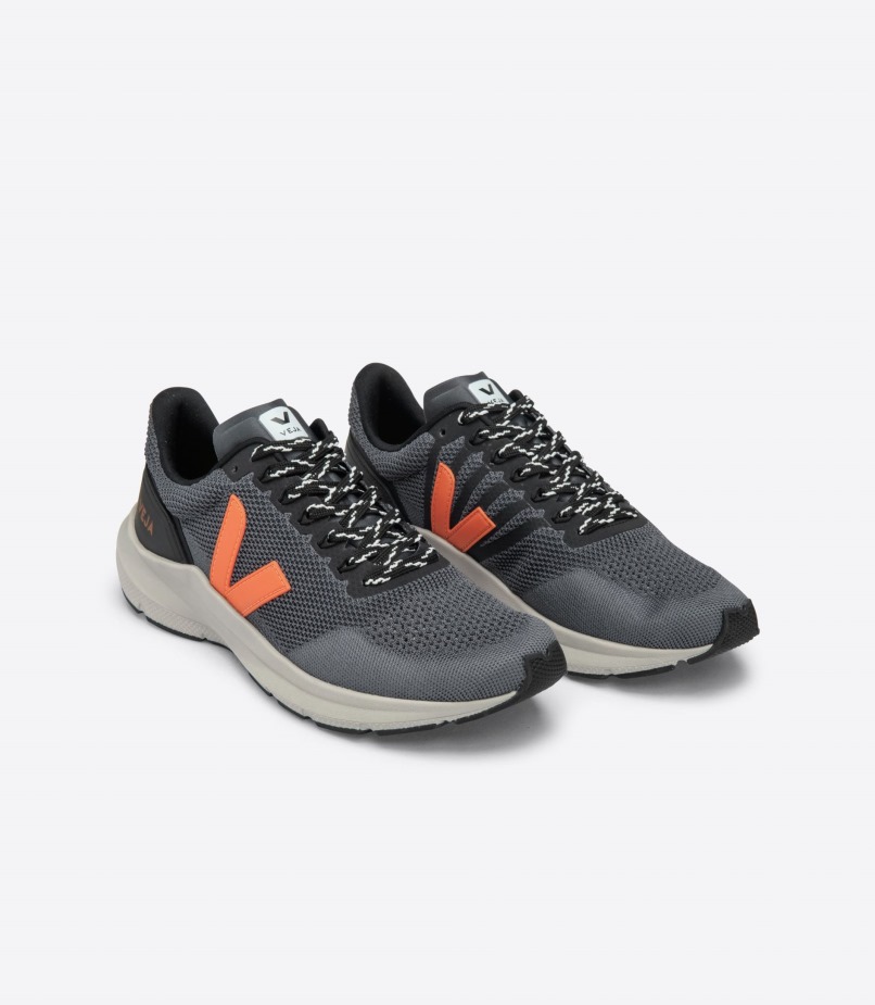 Veja Original Lt Em Malha Storm Orange Fluo