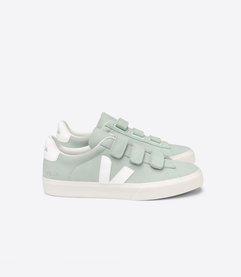 Nubuck Matcha White Series Veja