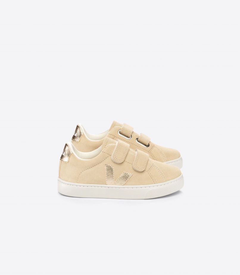 Original Veja Suede Almond Platine