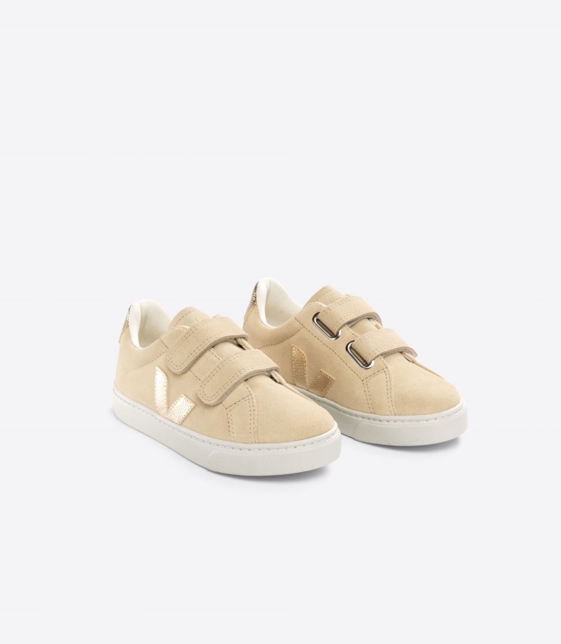 Original Veja Suede Almond Platine
