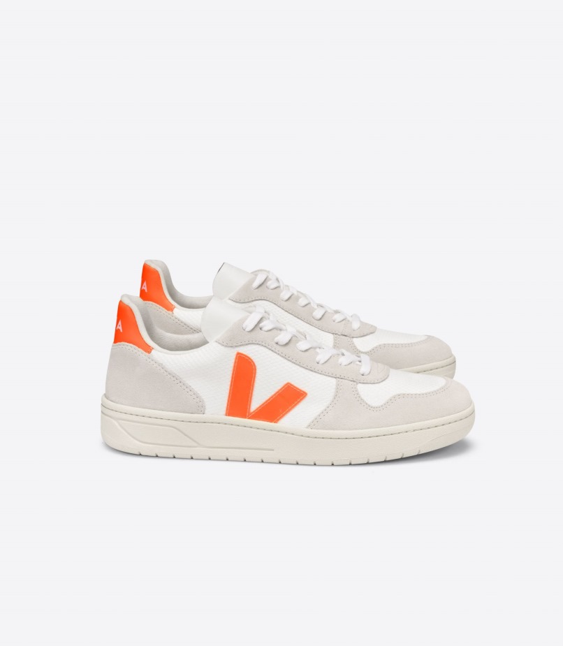 B-mesh White Natural Orange-fluo Veja Original
