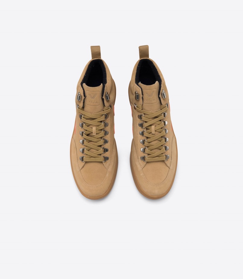 Premium Bastille Suede Desert Orange Veja