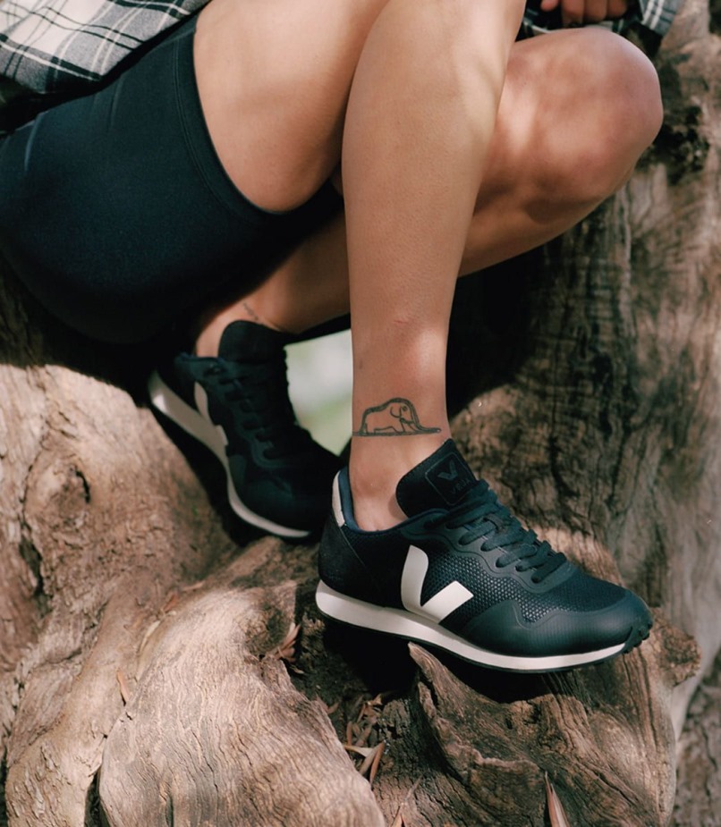 Veja Especial Rt B-mesh Preto Branco Natural