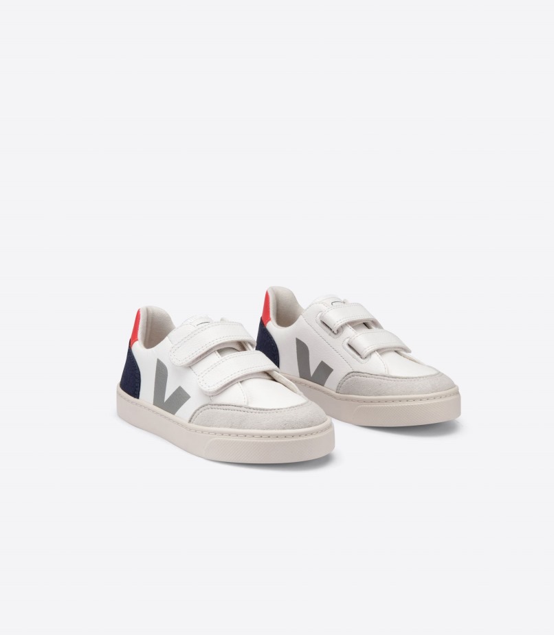 Perfect Veja Chromefree Couro Branco Multico Nautico