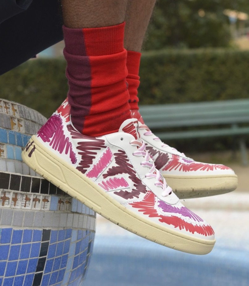 Leather Veja X Marni Marsala Special