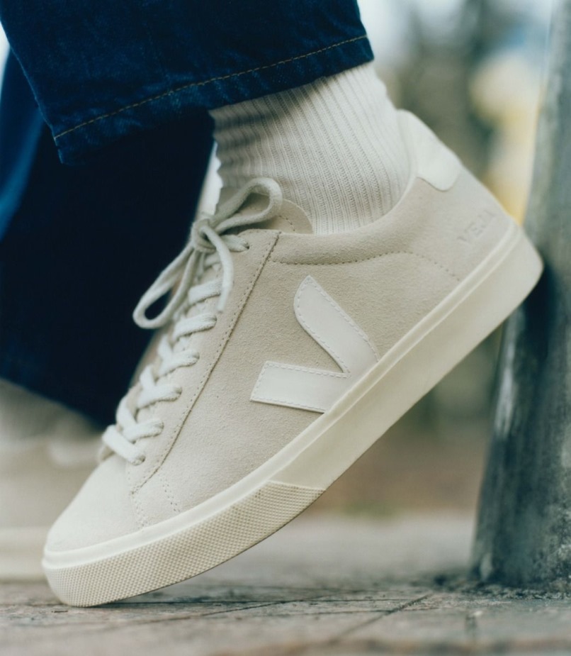 Premium Veja Camurça Natural Branco