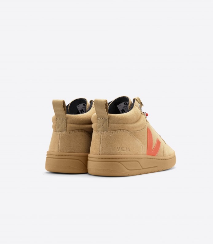 Veja Roraima Suede Desert Orange Gum Sole