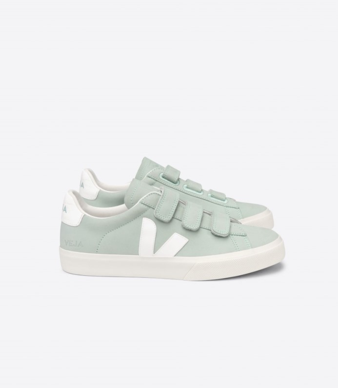 Veja Recife Nubuck Matcha White